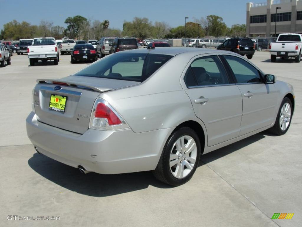 2008 Fusion SEL V6 - Brilliant Silver Metallic / Charcoal Black photo #3