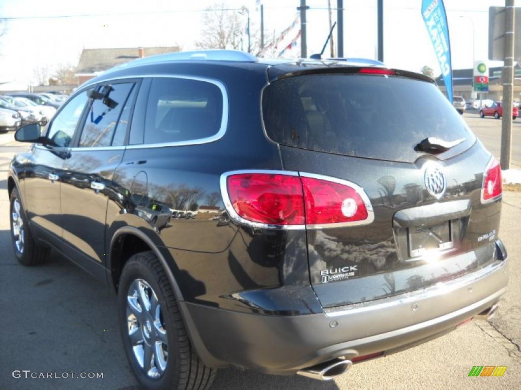 2010 Enclave CXL - Carbon Black Metallic / Ebony/Ebony photo #5