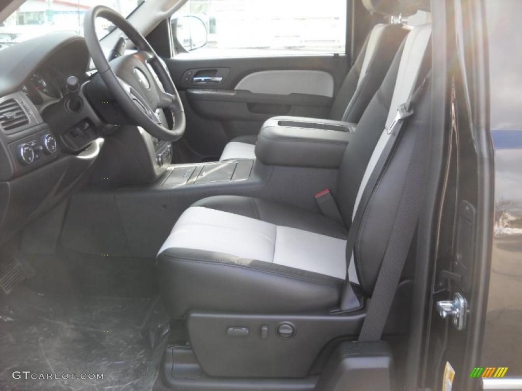 2010 Sierra 1500 SLT Extended Cab 4x4 - Carbon Black Metallic / Light Titanium/Ebony photo #13