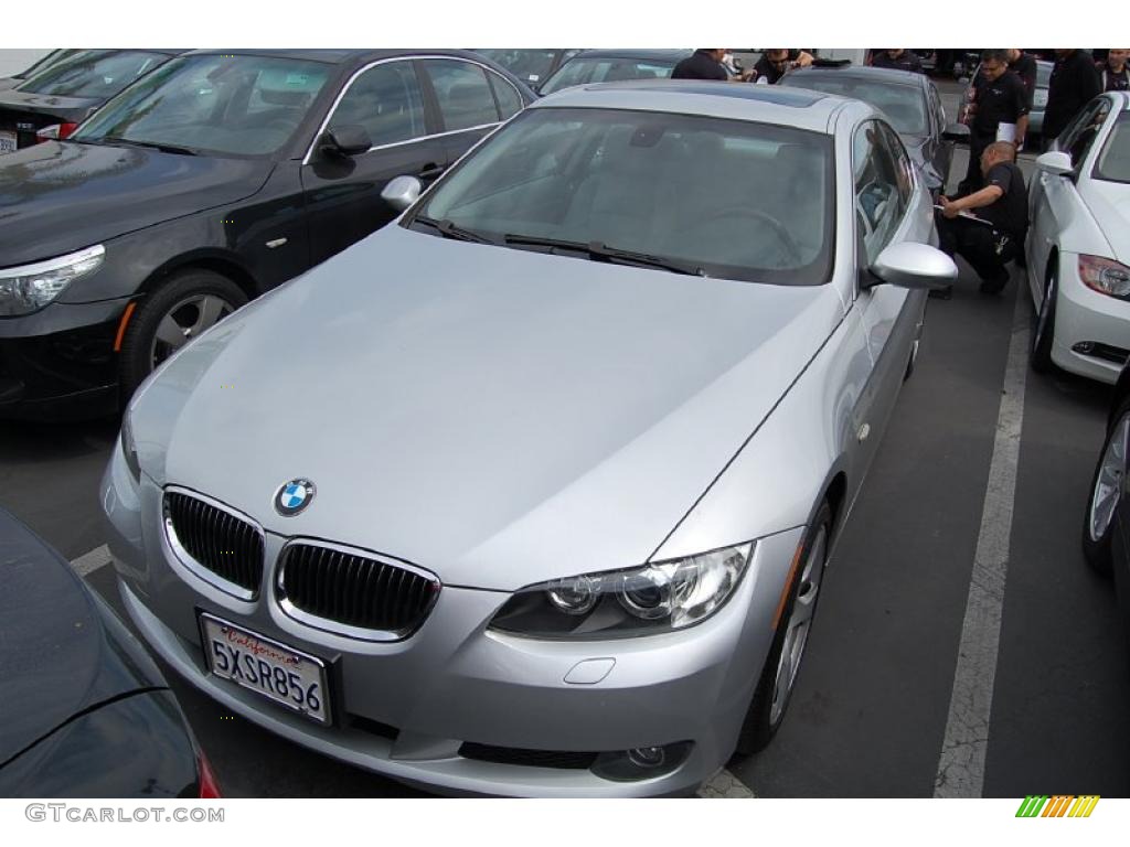 2007 3 Series 328i Coupe - Alpine White / Cream Beige photo #2