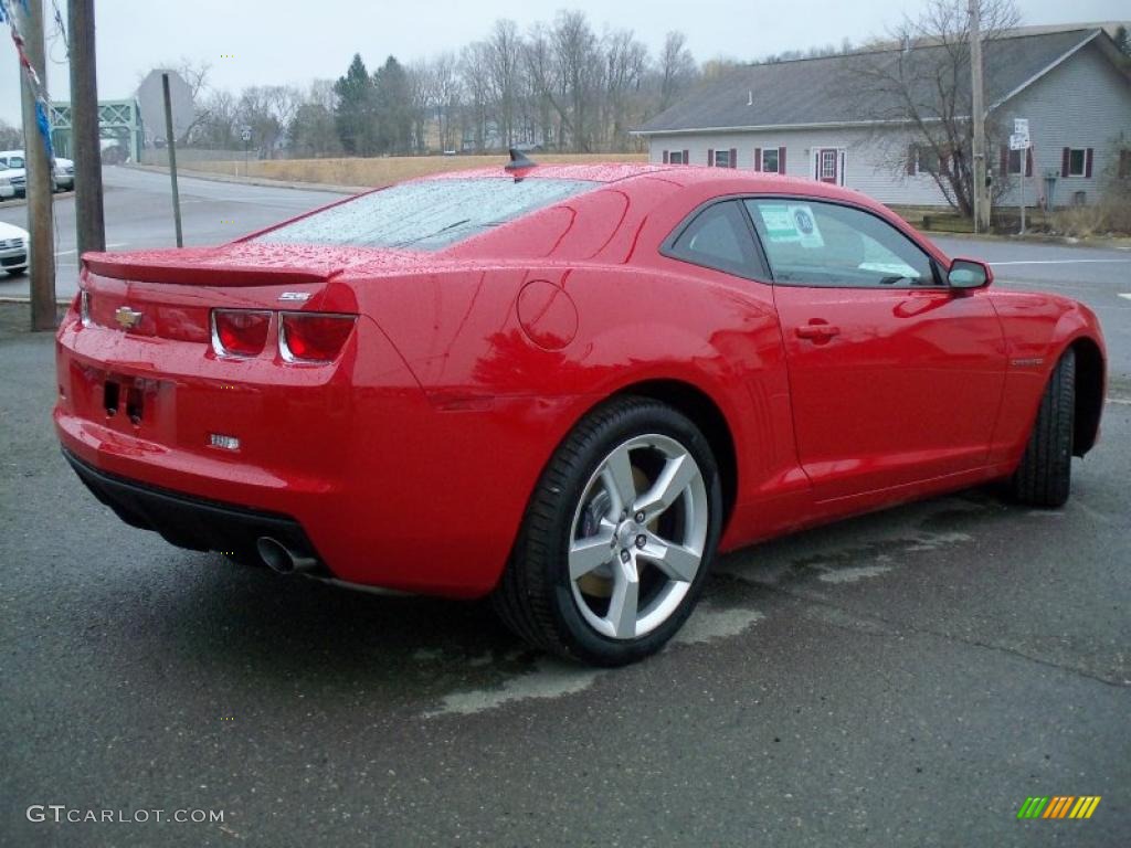 2010 Camaro SS Coupe - Victory Red / Black photo #5