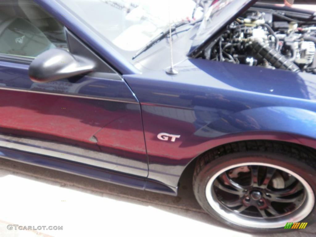 2001 Mustang GT Coupe - True Blue Metallic / Medium Parchment photo #26