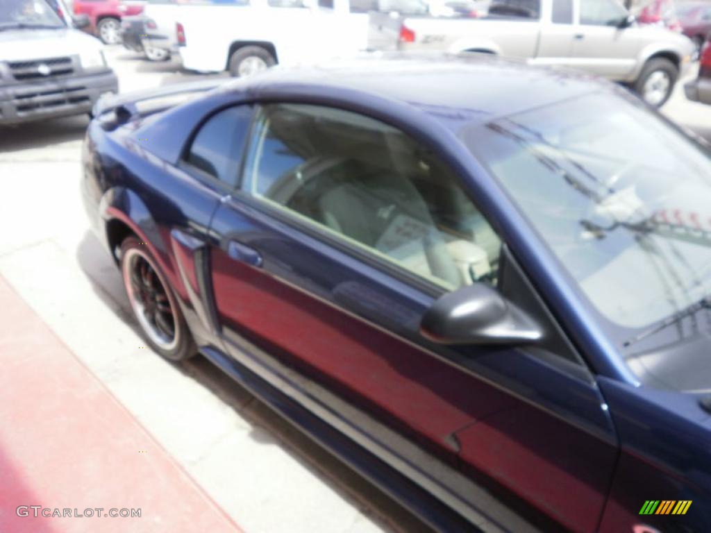 2001 Mustang GT Coupe - True Blue Metallic / Medium Parchment photo #27