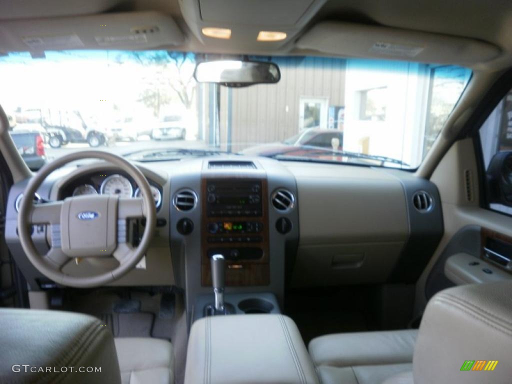 2004 F150 Lariat SuperCrew 4x4 - Arizona Beige Metallic / Tan photo #33