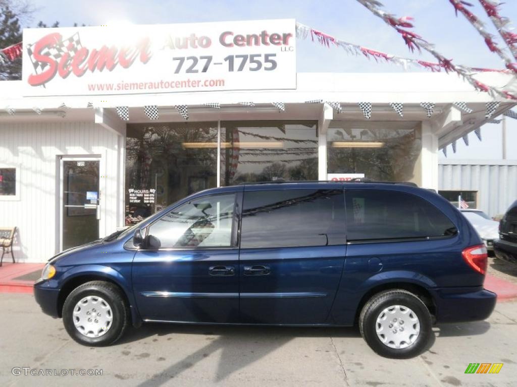 2003 Town & Country LX - Patriot Blue Pearlcoat / Taupe photo #1