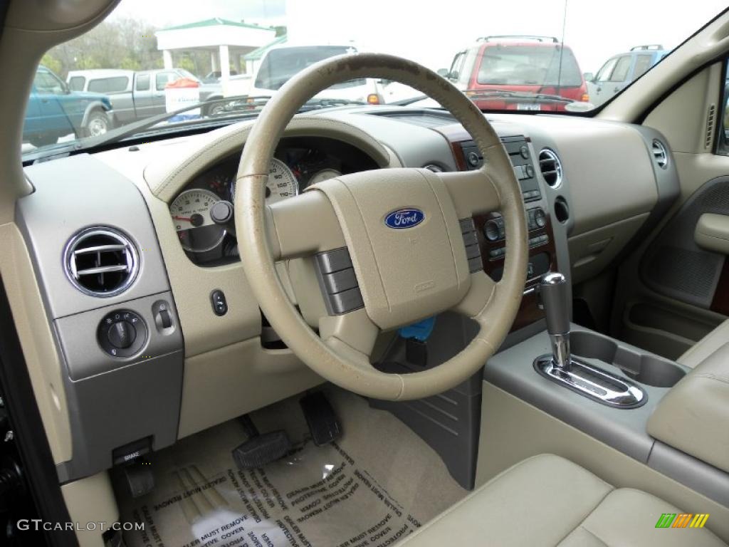 2006 F150 Lariat SuperCab - Black / Tan photo #3