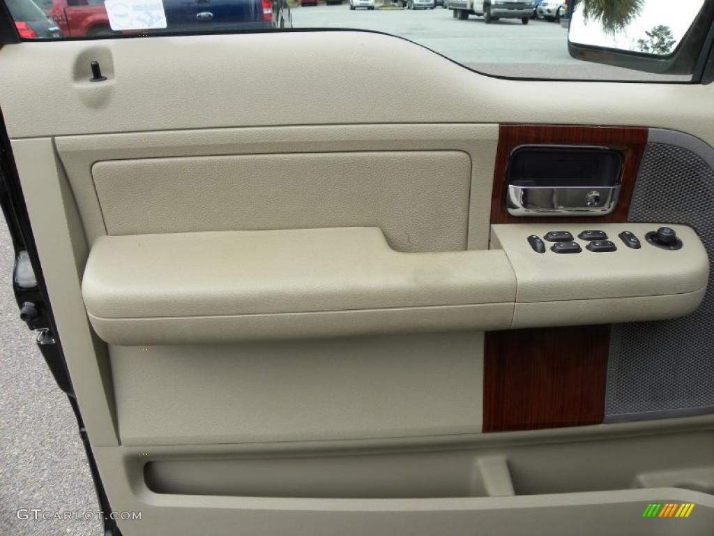 2006 F150 Lariat SuperCab - Black / Tan photo #5
