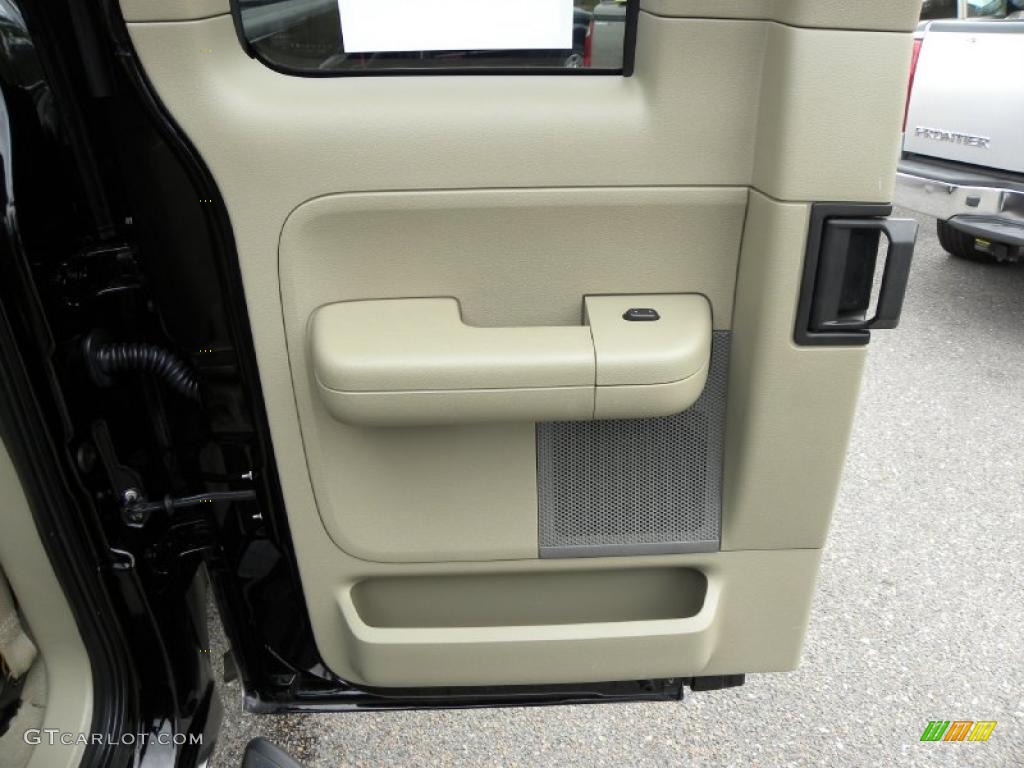 2006 F150 Lariat SuperCab - Black / Tan photo #7