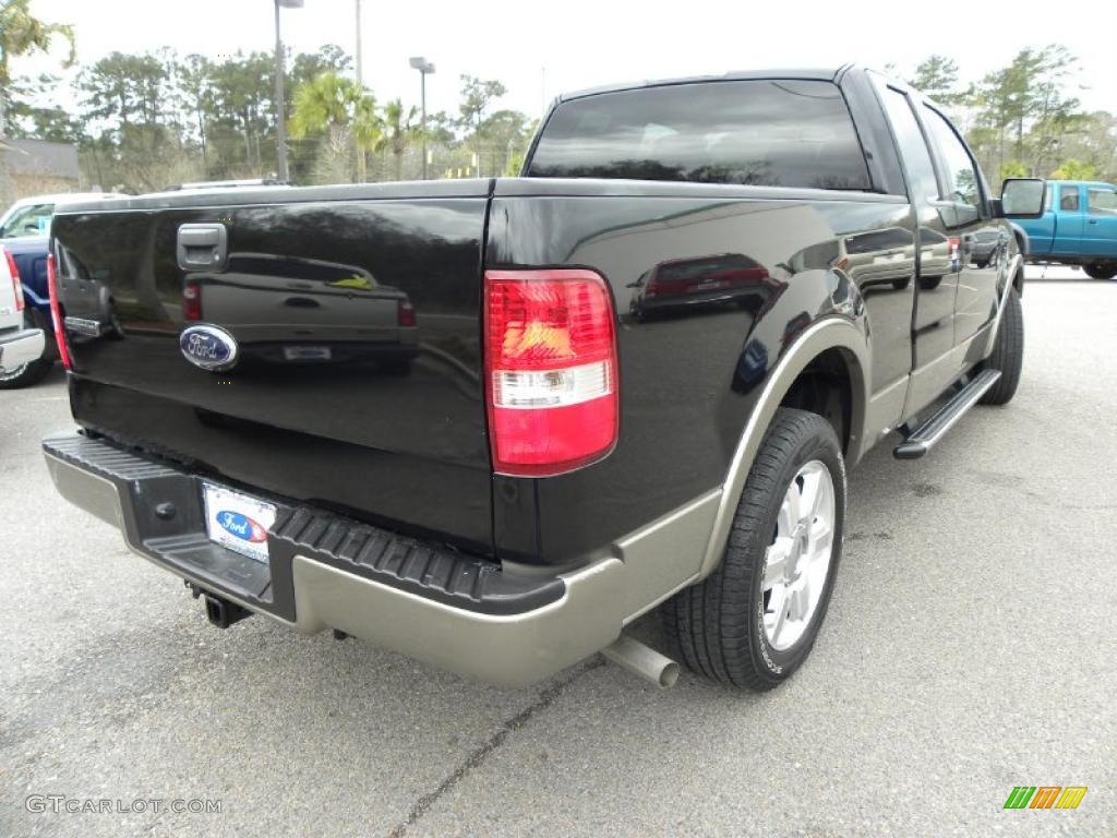 2006 F150 Lariat SuperCab - Black / Tan photo #13