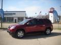 2010 Red Jewel Tintcoat GMC Acadia SLE  photo #2