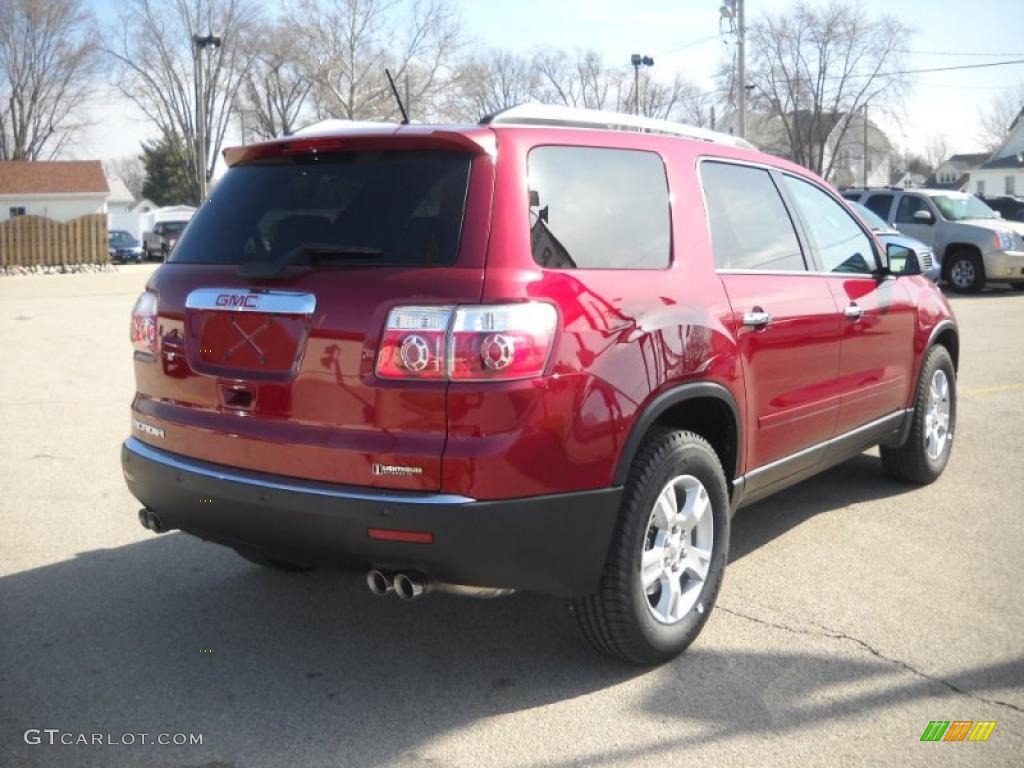 2010 Acadia SLE - Red Jewel Tintcoat / Ebony photo #7