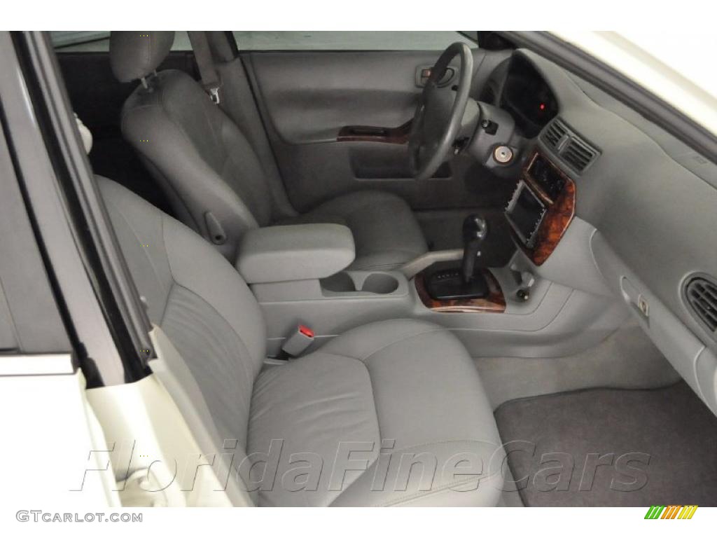 2001 Galant GTZ - Dover White Pearl / Gray photo #13