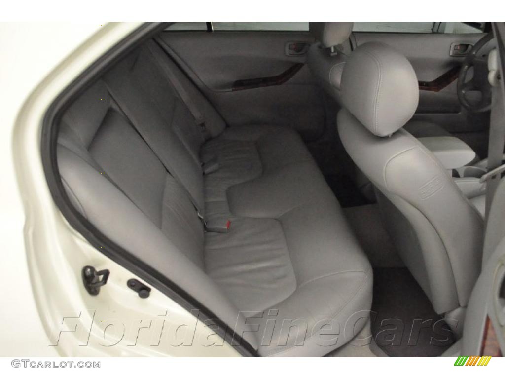 2001 Galant GTZ - Dover White Pearl / Gray photo #14