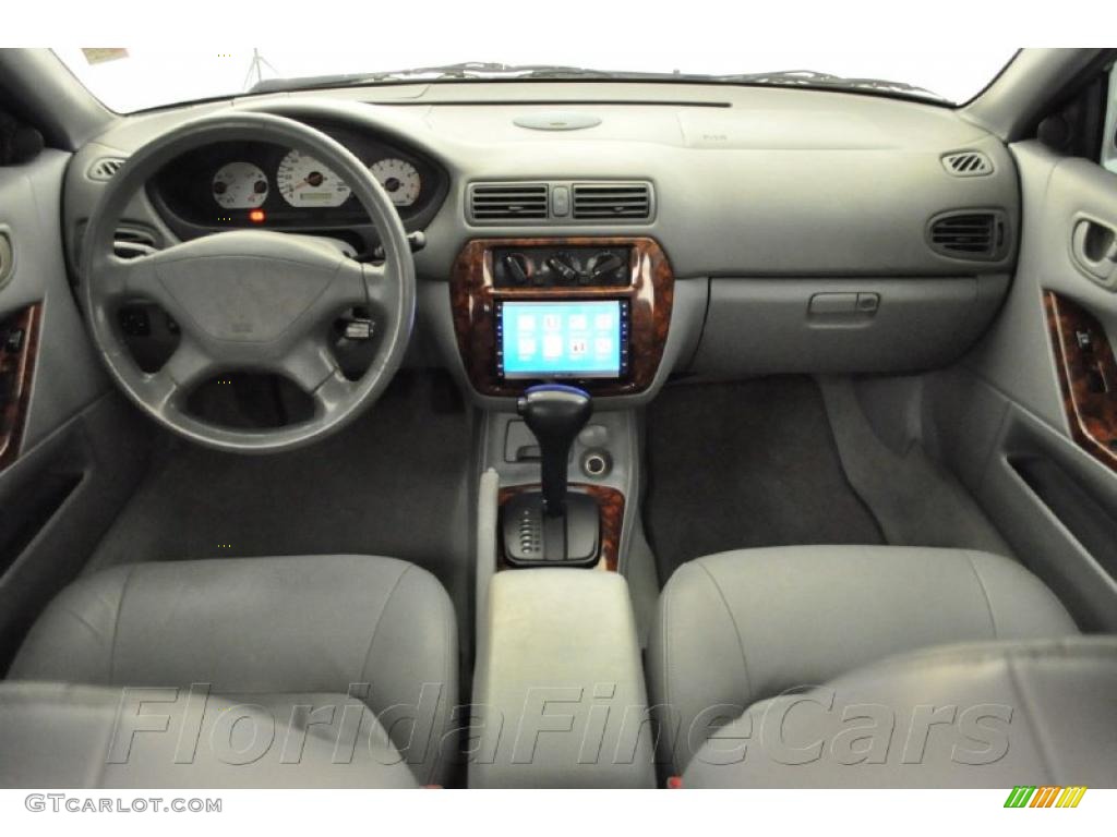 2001 Galant GTZ - Dover White Pearl / Gray photo #15