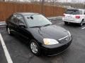 2002 Nighthawk Black Pearl Honda Civic LX Sedan  photo #4