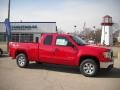 2010 Fire Red GMC Sierra 1500 SLE Extended Cab 4x4  photo #1