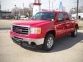 2010 Fire Red GMC Sierra 1500 SLE Extended Cab 4x4  photo #3