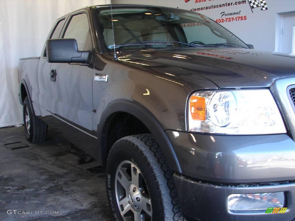 2004 F150 FX4 SuperCab 4x4 - Dark Shadow Grey Metallic / Dark Flint photo #5