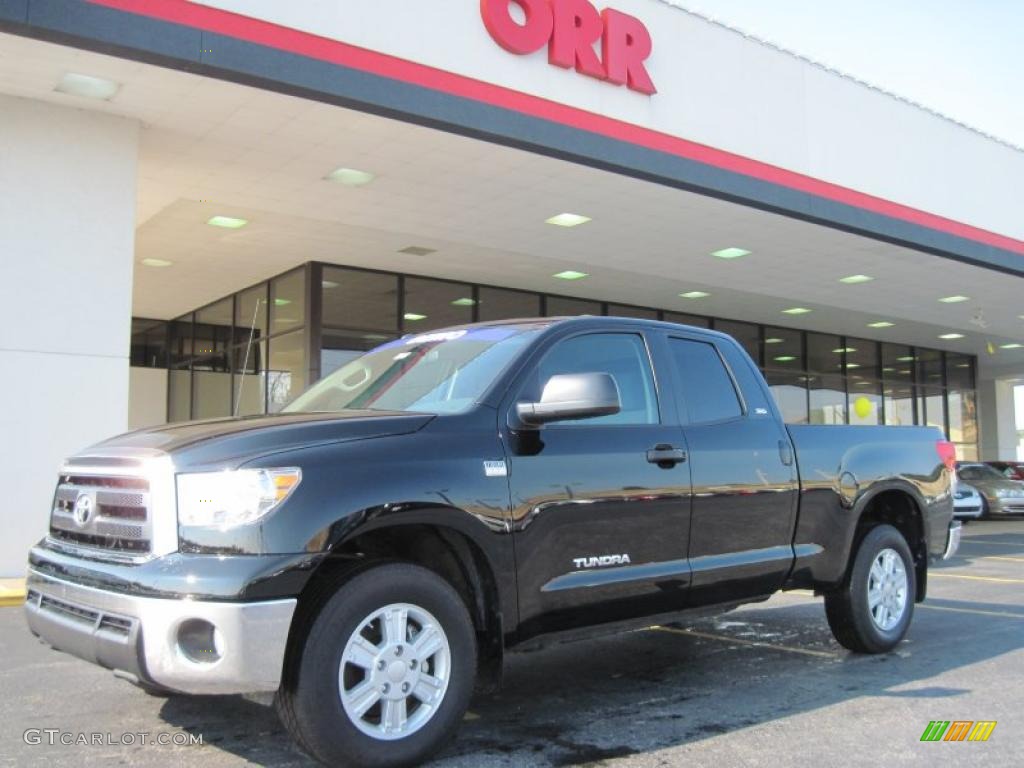 2010 Tundra SR5 Double Cab - Black / Graphite Gray photo #1