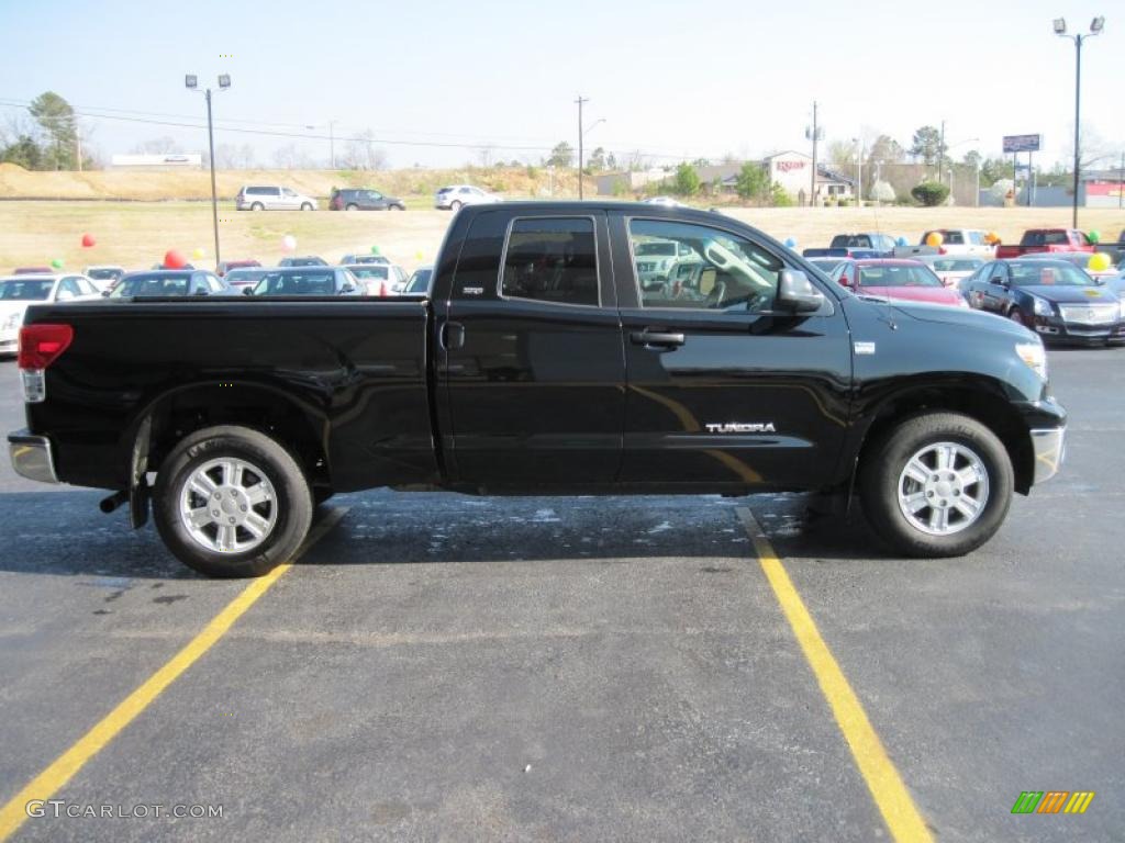 2010 Tundra SR5 Double Cab - Black / Graphite Gray photo #3