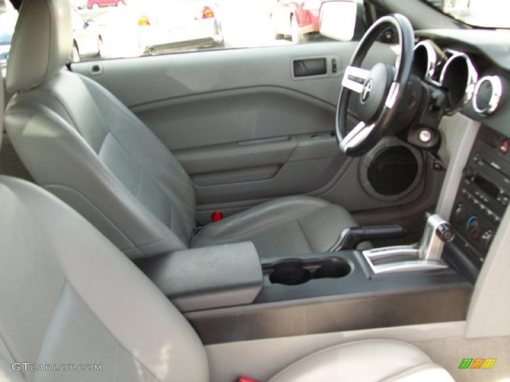 2006 Mustang V6 Premium Convertible - Tungsten Grey Metallic / Light Graphite photo #5