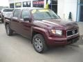 2008 Dark Cherry Pearl Honda Ridgeline RTX  photo #20