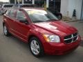 2009 Inferno Red Crystal Pearl Dodge Caliber SXT  photo #20