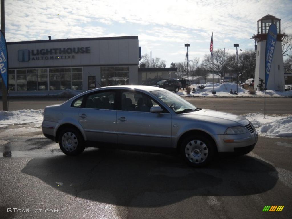 2003 Passat GL Sedan - Reflex Silver Metallic / Grey photo #1