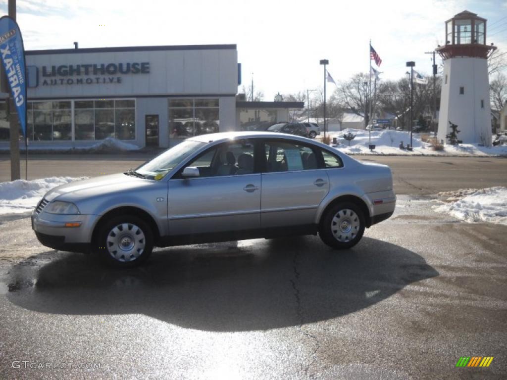 2003 Passat GL Sedan - Reflex Silver Metallic / Grey photo #2