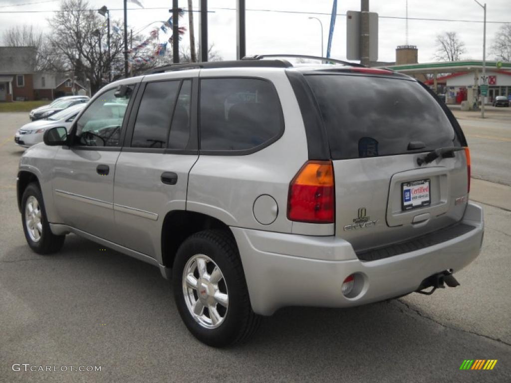 2007 Envoy SLE 4x4 - Silver Mist Metallic / Ebony photo #5