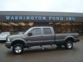 Dark Shadow Grey Metallic 2005 Ford F250 Super Duty XLT Crew Cab 4x4