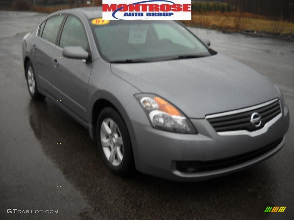 2007 Altima 2.5 S - Precision Gray Metallic / Frost photo #23