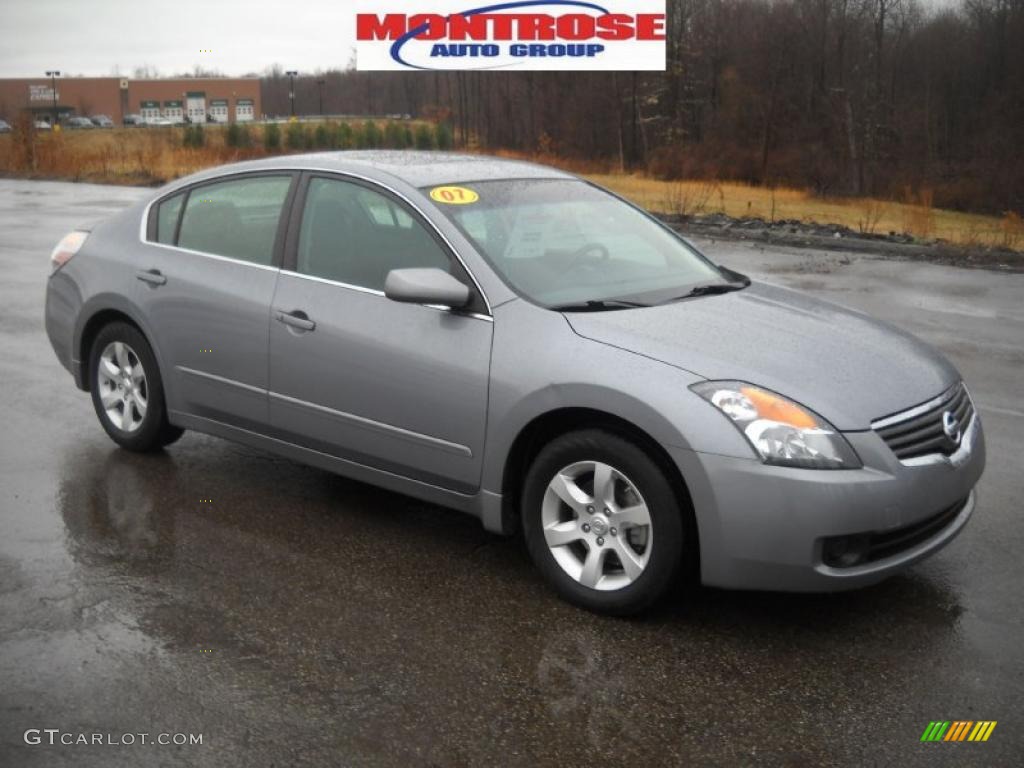 2007 Altima 2.5 S - Precision Gray Metallic / Frost photo #24