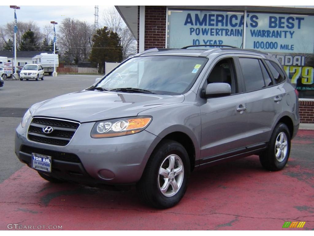 2007 Santa Fe GLS - Steel Gray / Gray photo #1