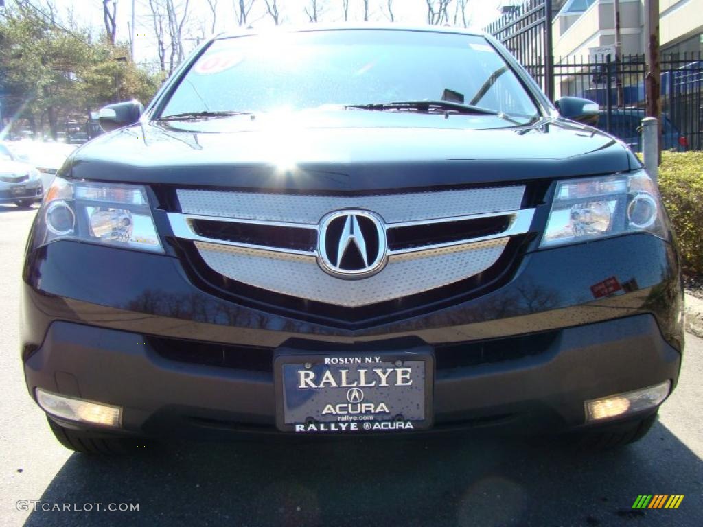 2007 MDX Technology - Formal Black Pearl / Taupe photo #2