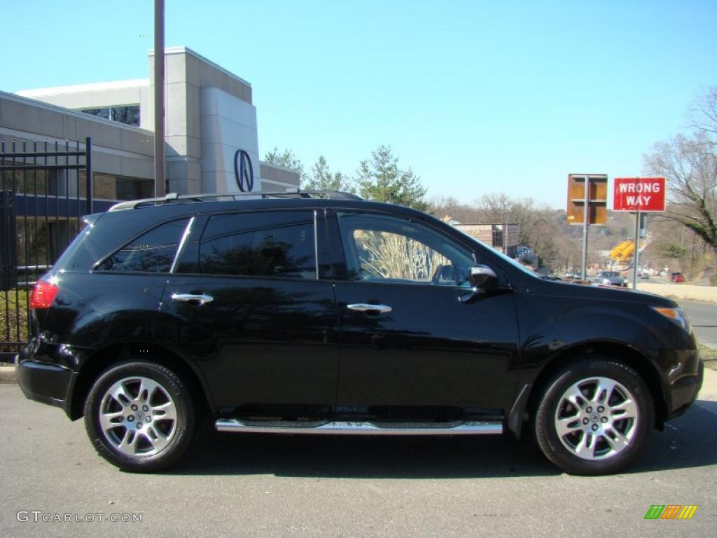 2007 MDX Technology - Formal Black Pearl / Taupe photo #3