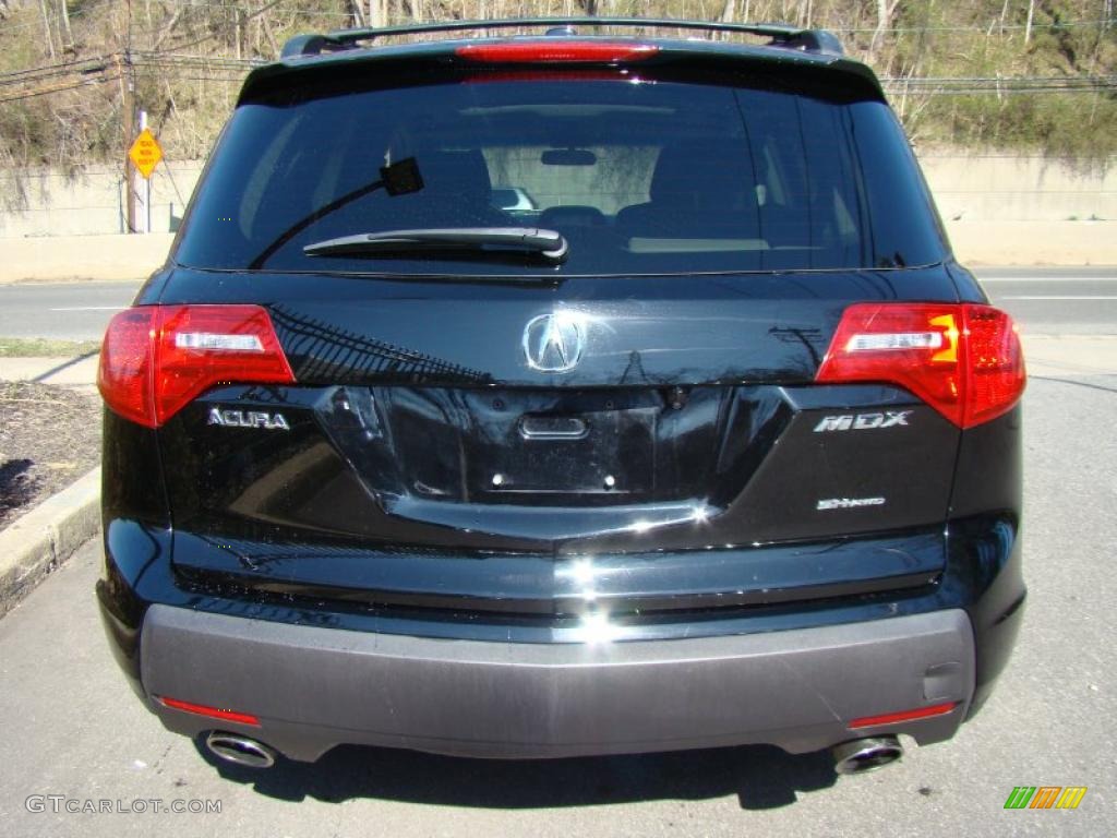 2007 MDX Technology - Formal Black Pearl / Taupe photo #5
