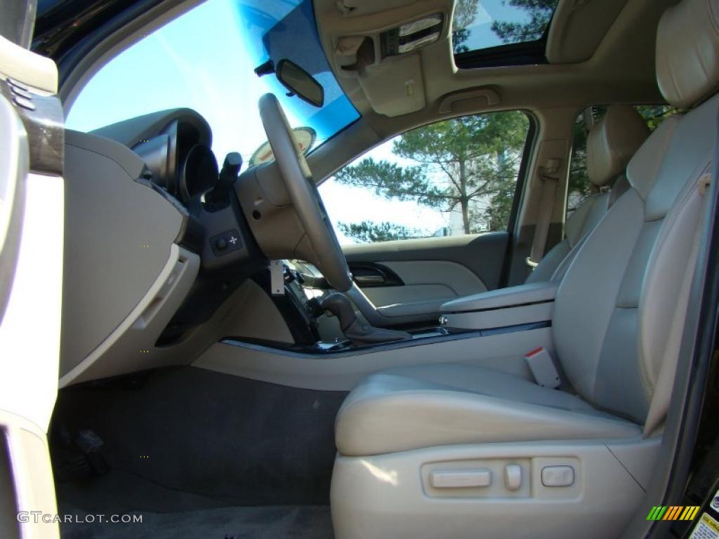 2007 MDX Technology - Formal Black Pearl / Taupe photo #9