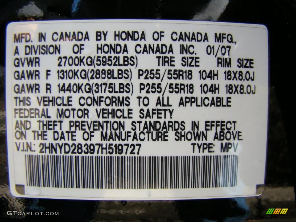 2007 MDX Technology - Formal Black Pearl / Taupe photo #15