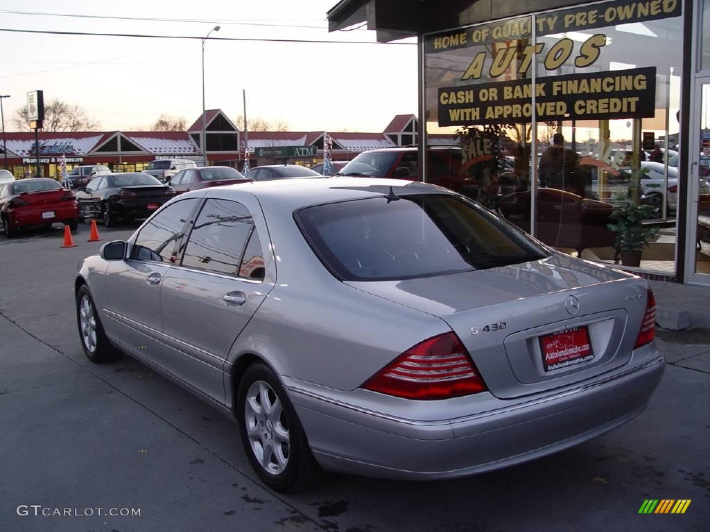 2004 S 430 4Matic Sedan - Brilliant Silver Metallic / Charcoal photo #20