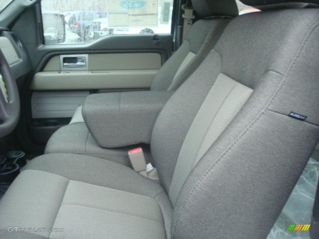 2010 F150 STX SuperCab 4x4 - Oxford White / Medium Stone photo #7