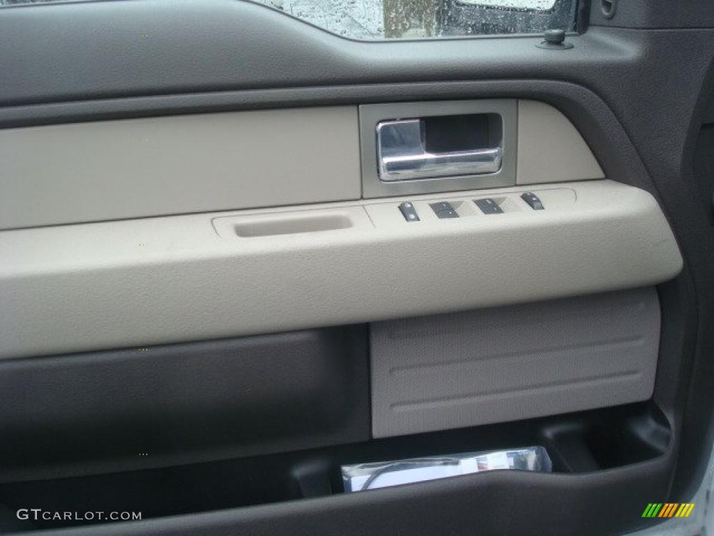 2010 F150 STX SuperCab 4x4 - Oxford White / Medium Stone photo #14