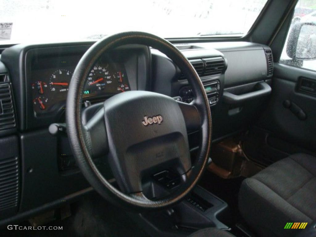 2004 Wrangler Sport 4x4 - Light Khaki Metallic / Dark Slate Gray photo #13
