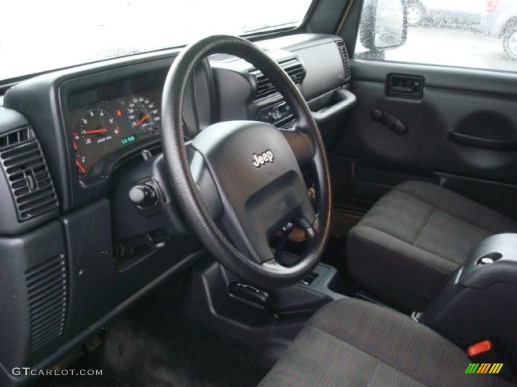2004 Wrangler Sport 4x4 - Light Khaki Metallic / Dark Slate Gray photo #17