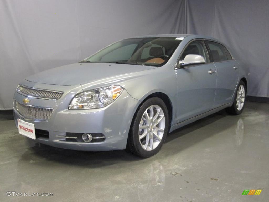 2009 Malibu LTZ Sedan - Imperial Blue Metallic / Ebony/Brick photo #1