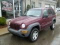 2002 Dark Garnet Red Pearlcoat Jeep Liberty Sport 4x4  photo #1