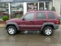 2002 Dark Garnet Red Pearlcoat Jeep Liberty Sport 4x4  photo #2