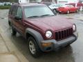 2002 Dark Garnet Red Pearlcoat Jeep Liberty Sport 4x4  photo #6