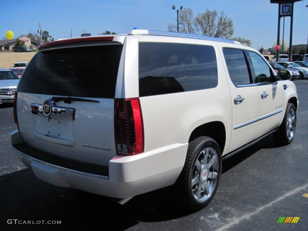 2010 Escalade ESV Premium - White Diamond / Cashmere/Cocoa photo #6