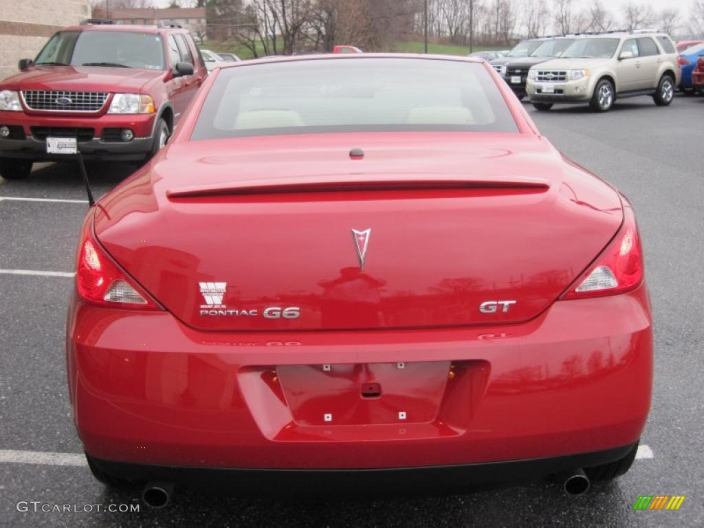 2007 G6 GT Convertible - Crimson Red / Light Taupe photo #8